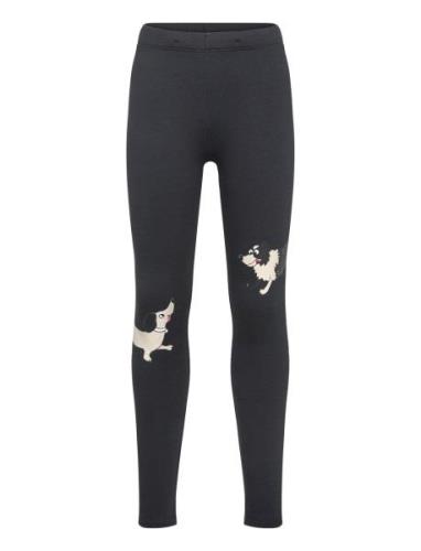 Leggings Dog Placement Bottoms Leggings Black Lindex