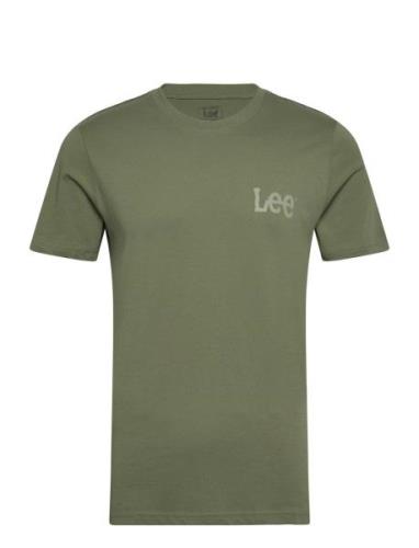 Medium Wobbly Lee Tee Tops T-shirts Short-sleeved Green Lee Jeans