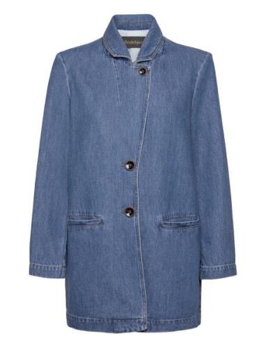 Rodebjer Delphi Blazer Farkkutakki Denimtakki Blue RODEBJER