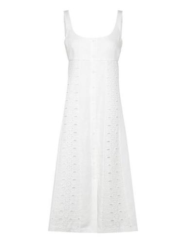 Clarice Polvipituinen Mekko White Reiss