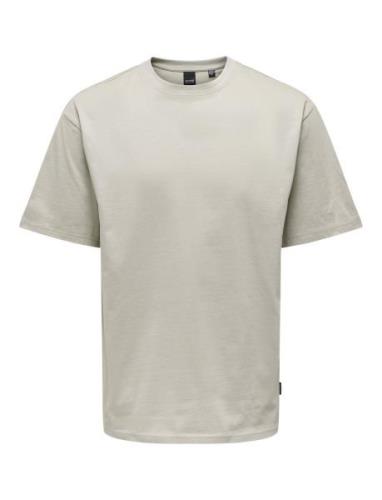 Onsfred Rlx Ss Tee Noos Tops T-shirts Short-sleeved Beige ONLY & SONS