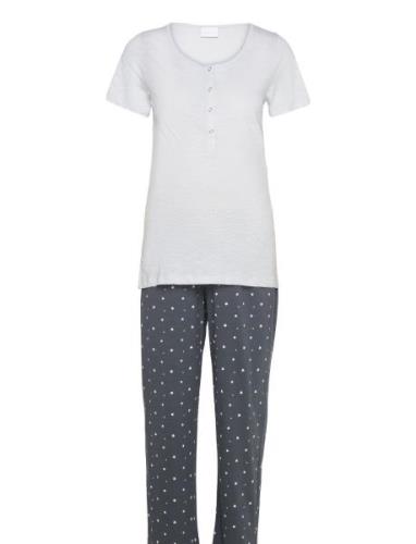 Mlmira Star Ss Jrs Pyjamas 2F A. E. Noos Pyjama Grey Mamalicious