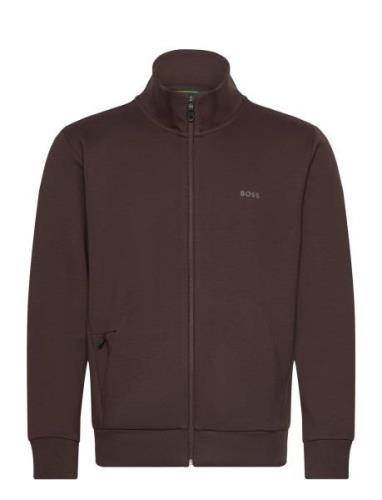 Skaz Sport Sweat-shirts & Hoodies Sweat-shirts Brown BOSS