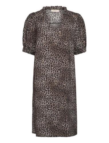 Fqaby-Dress Lyhyt Mekko Brown FREE/QUENT