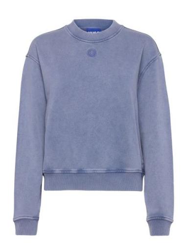 Delessa_B Tops Sweat-shirts & Hoodies Sweat-shirts Blue HUGO BLUE