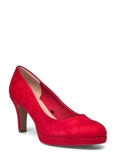 Women Court Sho Shoes Heels Pumps Classic Red Tamaris