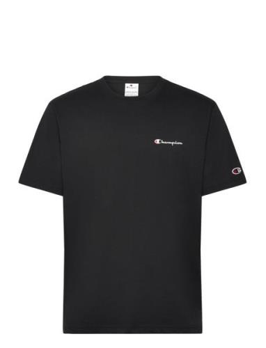 Ss Tee Tops T-shirts Short-sleeved Black Champion