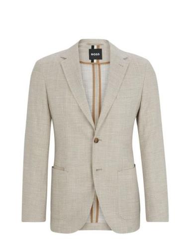 C-Jaye-Elbow-242 Suits & Blazers Blazers Single Breasted Blazers Beige...