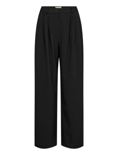 Sc-Frankie Bottoms Trousers Wide Leg Black Soyaconcept