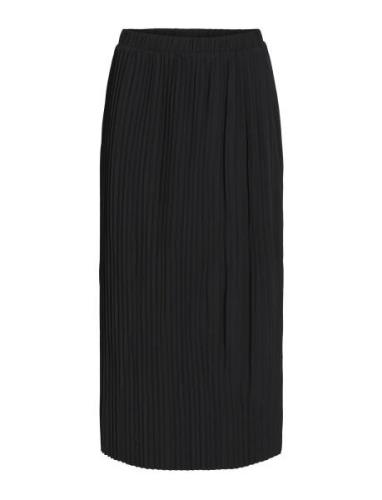 Violinda Hw Midi Skirt Polvipituinen Hame Black Vila