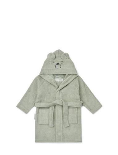 Lily Bear Bathrobe Aamutakki Kylpytakki Green Liewood