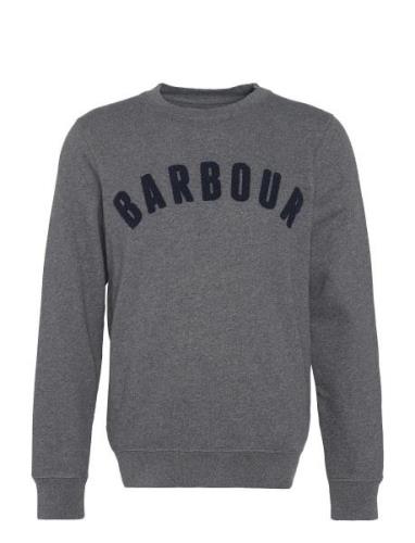 Barbour Prep Logo Crew Tops Sweat-shirts & Hoodies Sweat-shirts Grey B...