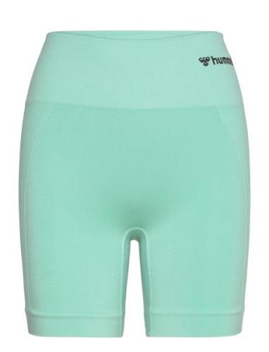 Hmltif Seamless Shorts Sport Shorts Sport Shorts Green Hummel