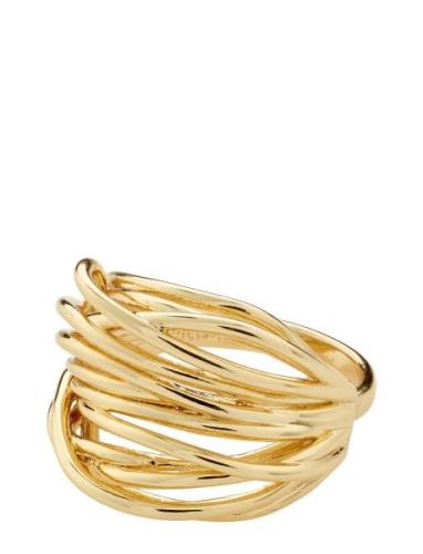 Pamela Recycled Ring Sormus Korut Gold Pilgrim