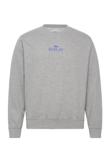 Jumper Regular Tops Sweat-shirts & Hoodies Sweat-shirts Grey Replay