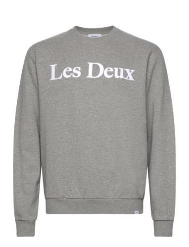 Charles Sweatshirt Tops Sweat-shirts & Hoodies Sweat-shirts Grey Les D...