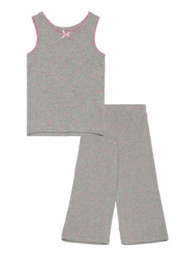 Nmfdinaya Sl Night Set Pyjamasetti Pyjama Grey Name It