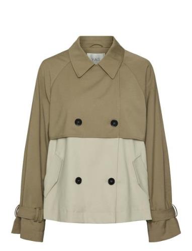 Yasturbo Short Trenchcoat Trenssi Takki Beige YAS