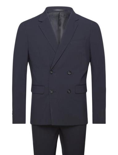 Plain Db Mens Suit Puku Navy Lindbergh