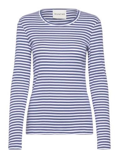 Jote Tops T-shirts & Tops Long-sleeved Navy Munthe