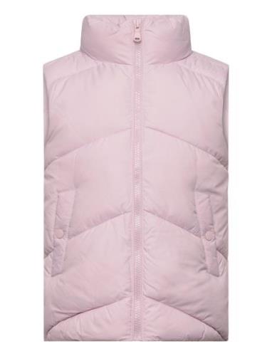 Quilted Gilet Toppaliivi Pink Mango