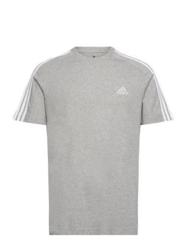 Essentials Single Jersey 3-Stripes T-Shirt Sport T-shirts Short-sleeve...