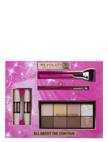 Revolution All About The Contour Gift Set Meikkisetti Meikki Nude Make...