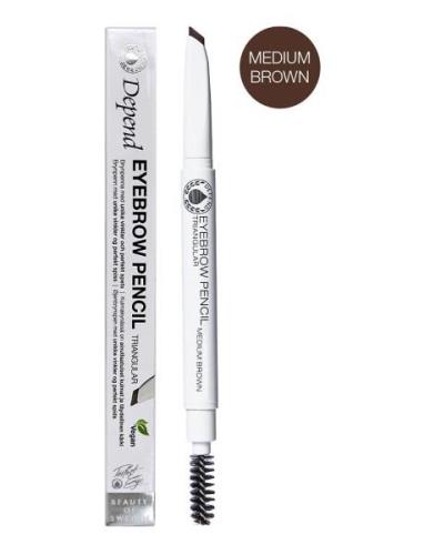 Eyebrowpen. Triangular Mediumbrown Nord Kulmakynä Meikki Nude Depend C...