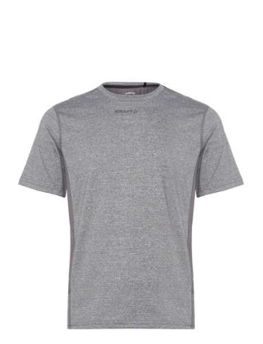 Adv Essence Ss Tee M Sport T-shirts Short-sleeved Grey Craft