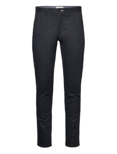 Slim Chinos Bottoms Trousers Chinos Black GANT