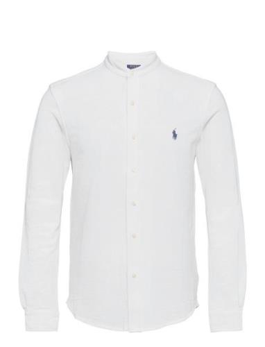 Featherweight Mesh Shirt Tops Shirts Casual White Polo Ralph Lauren