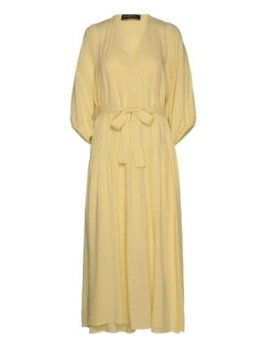 Lavatera Hania Dress Polvipituinen Mekko Yellow Bruuns Bazaar