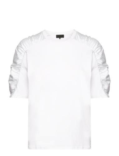 Lr-Kowa Tops T-shirts & Tops Short-sleeved White Levete Room