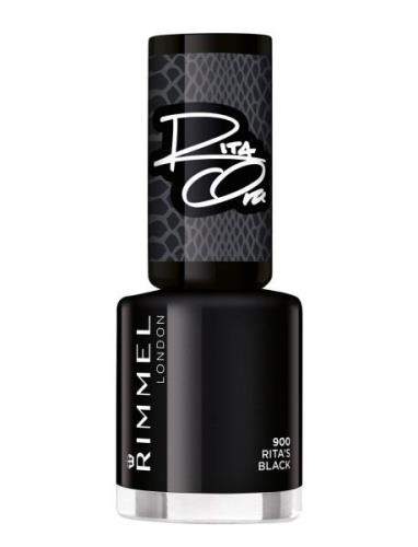 Rimmel 60 Seconds Rita Nailpolish Kynsilakka Meikki Black Rimmel