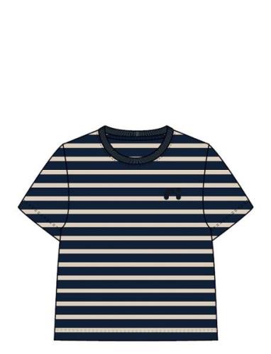 Nmmtorine Nreg Ss Top Tops T-shirts Short-sleeved Navy Name It