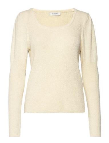 Ruthmd O-Neck Tops Knitwear Jumpers Cream Modström