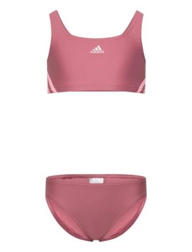 Adidas 3 Stripes Bikini Bikinit Pink Adidas Sportswear