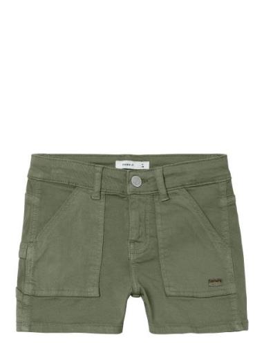 Nkfrose Reg Twi Shorts 7740-Mf Noos Bottoms Shorts Green Name It