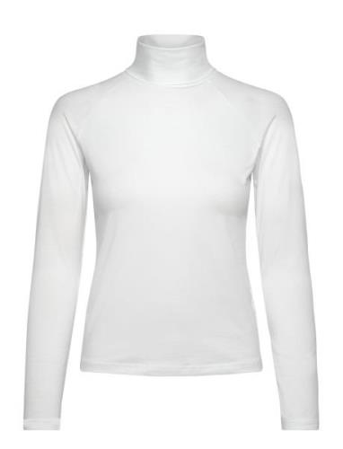 Cotton Turtleneck Top Tops T-shirts & Tops Long-sleeved White Filippa ...