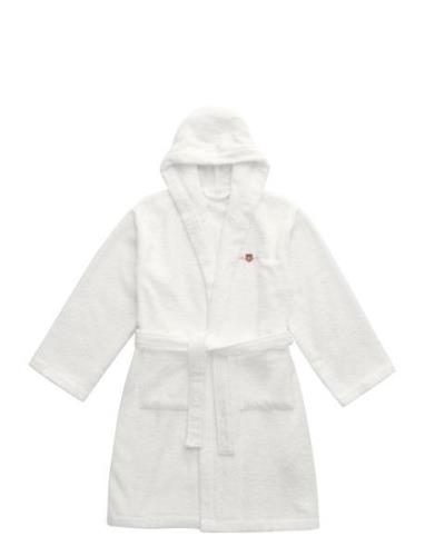 Archive Shield Terry Kids Robe Aamutakki Kylpytakki White GANT