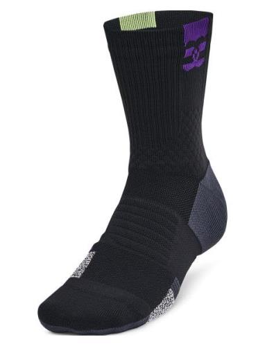 Ua Ad Playmaker 1Pk Mid Lingerie Socks Regular Socks Black Under Armou...