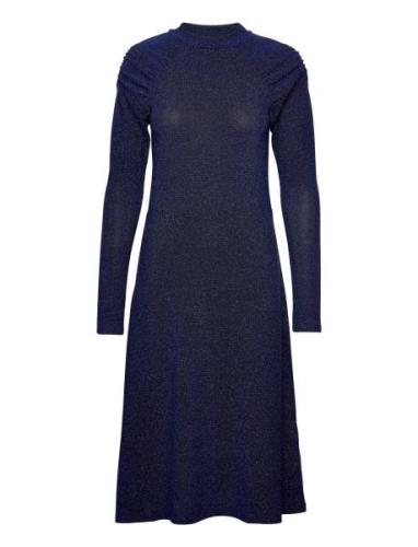 Rosie Dress Polvipituinen Mekko Navy Lollys Laundry