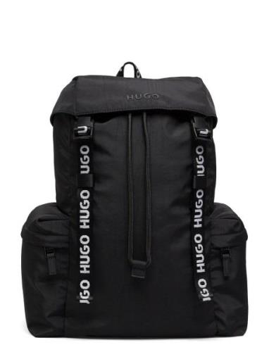 Luka_Backpack Reppu Laukku Black HUGO