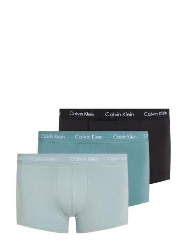 Low Rise Trunk 3Pk Bokserit Blue Calvin Klein