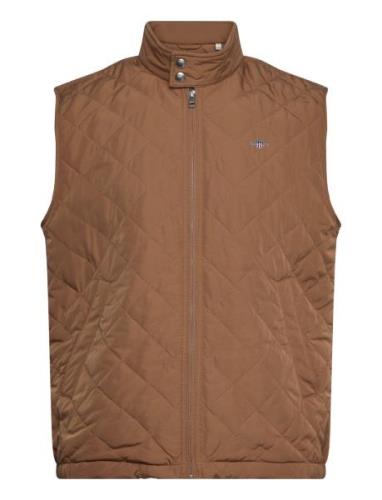 Quilted Windcheater Vest Liivi Brown GANT