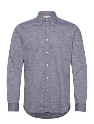 Rickert Tops Shirts Casual Blue BOSS