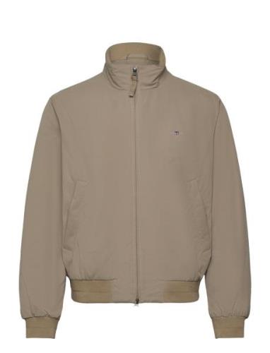 Padded Hampshire Jacket Vuorillinen Takki Topattu Takki Beige GANT