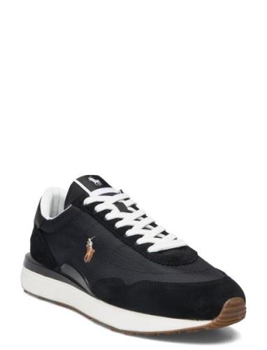 Train 89 Suede-Paneled Sneaker Matalavartiset Sneakerit Tennarit Black...