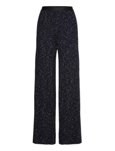 2X2 Cotton Space Veran Pants Bottoms Trousers Wide Leg Black Mads Nørg...