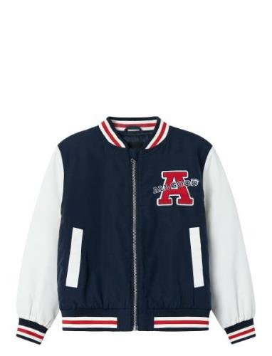 Nmnmain Bomber Jacket Pb Bombertakki Navy Name It